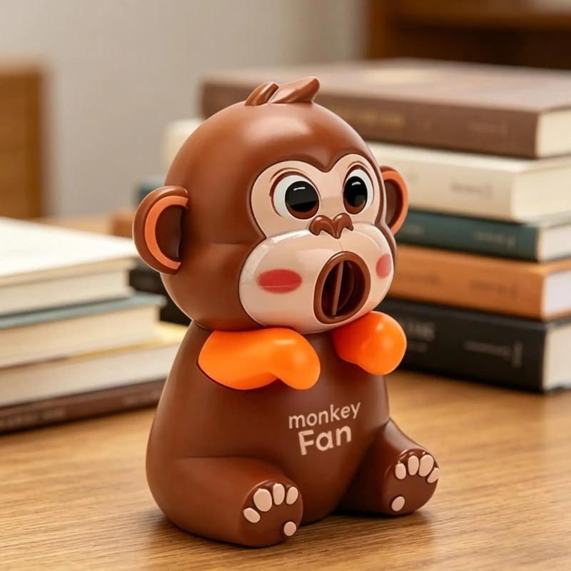 1 Set 3 Speeds Animal Portable Usb Rechargeable Clip-On Personal Fan Mini Food Cooling Fan For Soup Stew Coffee Tea Baked Goods