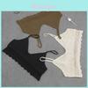 Costume da Spiaggia all'Uncinetto Premium da Donna Sexy Canotta a Sottoveste Blusa Smanicata Raffinata T-shirt a Canotta Casual
