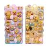 Funny Reusable Removable Toys Capybara Decals Cartoon 3D Capybara Bubble Stickers Kids Party Journal Stickers Squeeze Toys