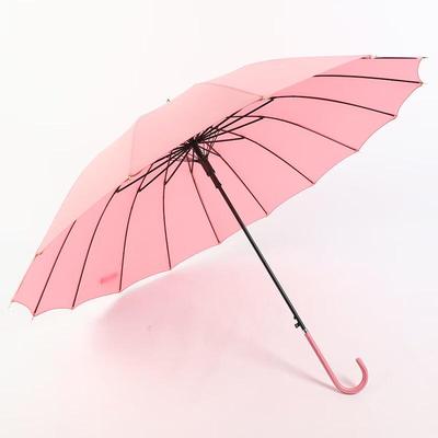OIMG Automatyczny Prosty Parasol na Każdą Pogodę z 16 Żebrami