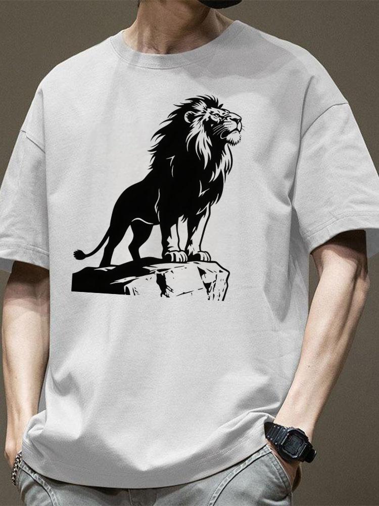 Summer Cool Men's T-shirts made of 100% cotton  New style  casual and loose short-sleeved  fashionable