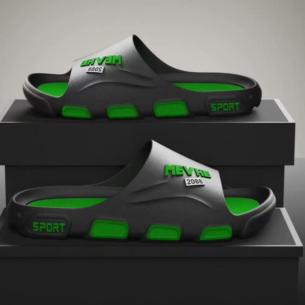 

Fashion Anti-slip Slippers for Men Walk Around Home Shoes Outdoor Indoor House Fun Trend 2025 Mascullino Fashion Casual Y2k Sandals Man 38-39