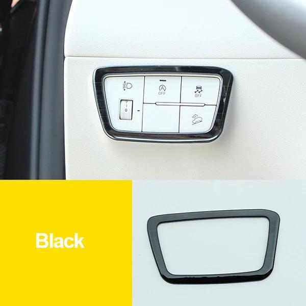 Stainless Steel Headlight Lamp Switch Frame Cover For Hyundai Tucson NX4    2024 Cover Trim Car Styling Accessories