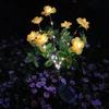 Liangtu Yellow Azalea Outdoor LED Garden Stake Lights