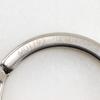 Louis Vuitton Portocre Key Ring M01192 LV Initials Silver Metallic Unisex Used