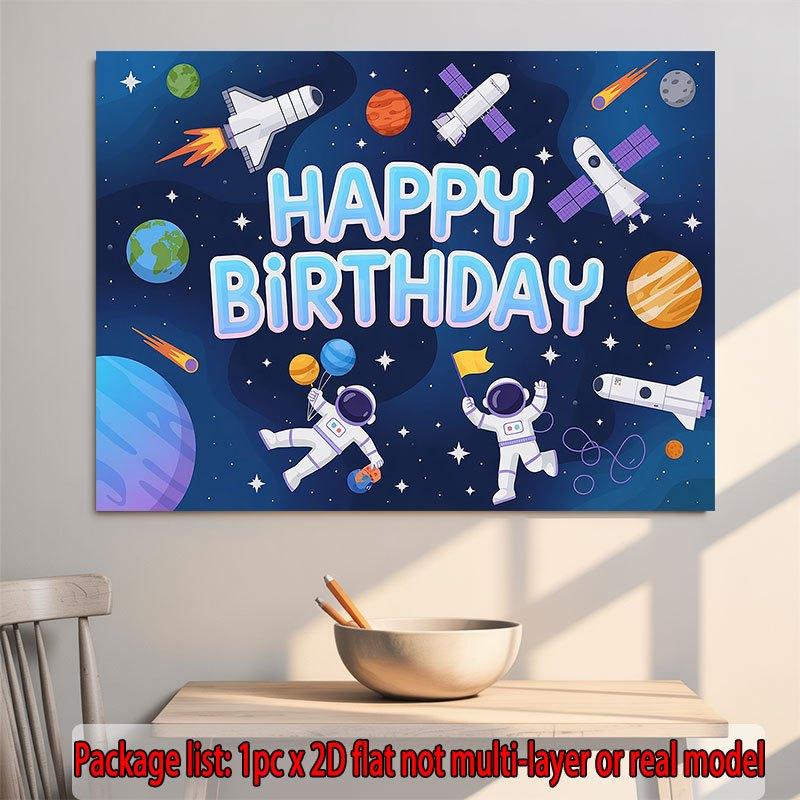 Party Backdrop Space Flat Adventure Events Wedding Coming Ceremony Four Seasons Event Backdrop Decoration Front Door Decor