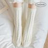 Pastel Twist Winter Thick Knit Women's Sleep Socks