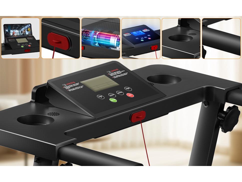 Yida Kang Foldable Indoor Walking Treadmill - Compact Home Fitness Equipment