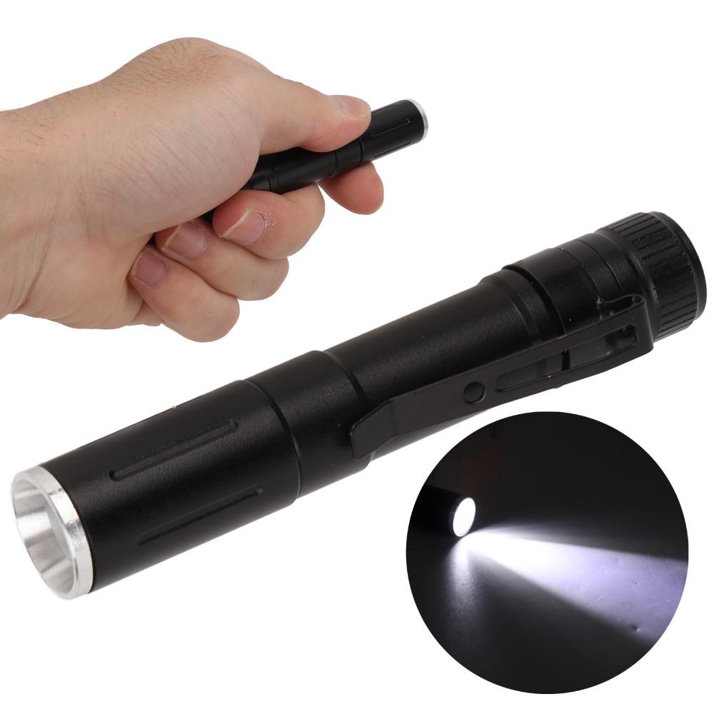 Waterproof LED Flashlight Aluminum Alloy LED Pen Light Durable Pocket Torch  Inspection