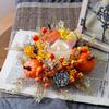 Candle Ring Artificial Wreath Pumpkin Decorative Home Decor Centerpieces Harvest Wreath Farmhouse Holiday Tabletop Living Room