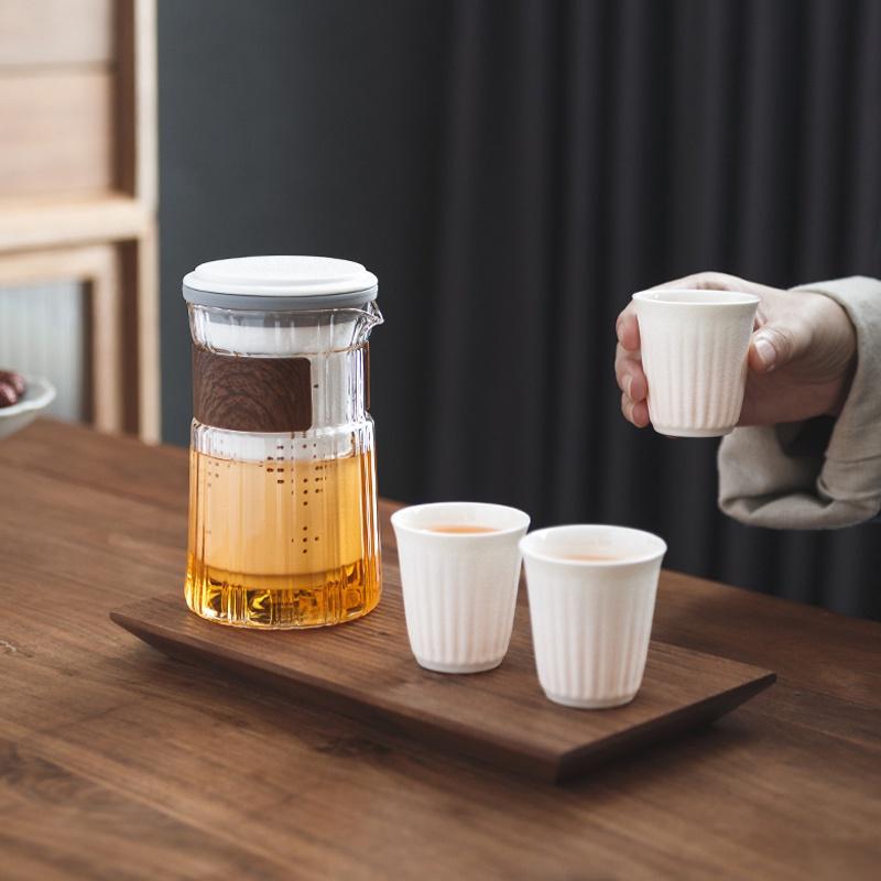 Ceramic Filter Inner Liner Kung Fu Tea Set Portable Quick Tea Cup