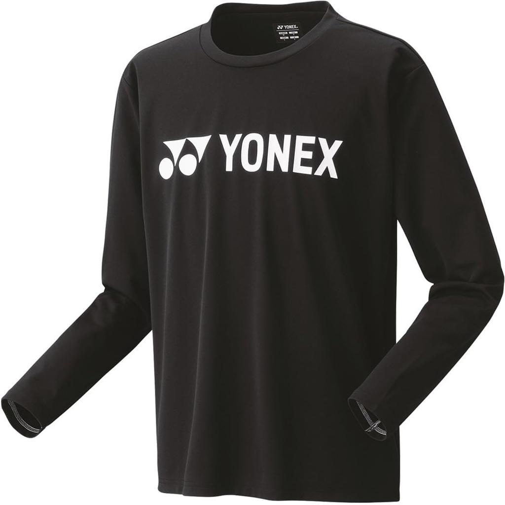 Yonex Long Sleeve Shirt Long Sleeve Black M T-Shirt (007)