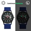 Military Watch with Nylon Luminous Analog Simple and Stylish Quartz Fashion Accessory Perfect Gift for and Day Men's Strap, Waterproof, Display,