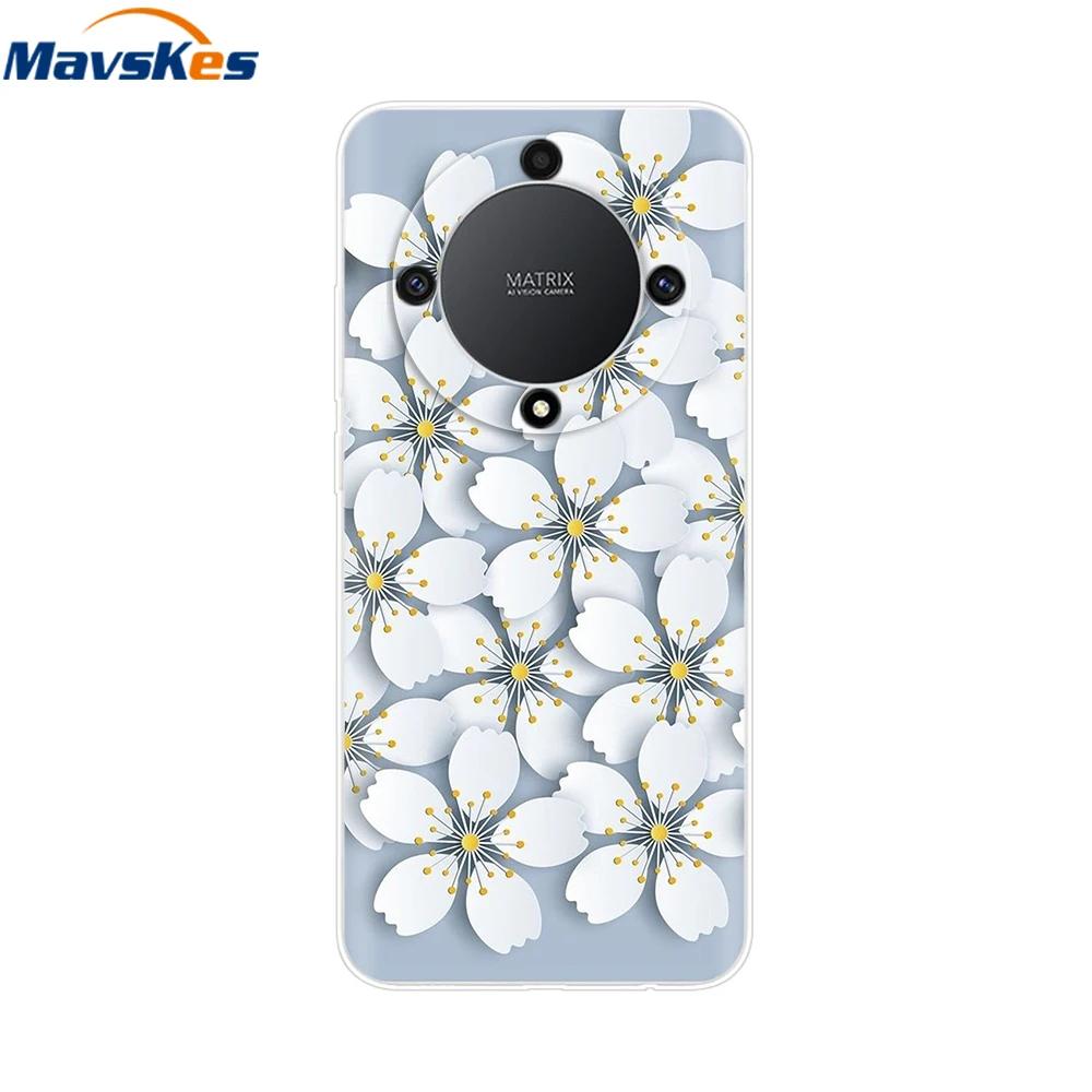 Soft Case For Honor Magic6 Lite TPU Silicone Phone Case For Honor X9b X9a Magic 5 6 Lite 5G Protective Shell Back Cover Fundas