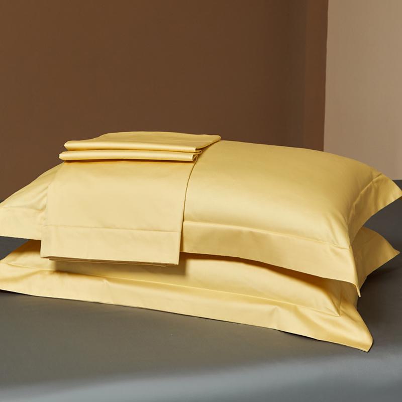 Premium Long-Staple Cotton Pillowcase Set - 100% Pure Cotton, Solid Color, 48x74cm (2-Pack)