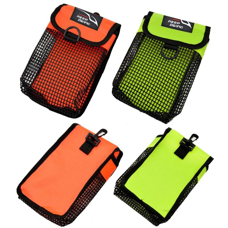 Buoy for Carrier Mesh Bag Clip Mesh Pack Underwater Storage Pouch Diving Equipme