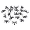 50/100pcs Halloween Black Spiders Small Luminous Plastic Spider Halloween Party Home Decoration Tricky Prank Toy Haunted House