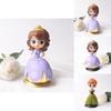 Enchanting Frozen Princess Elsa Anna Sofia Mini Figures Pvc Miniatures For Kids Fans