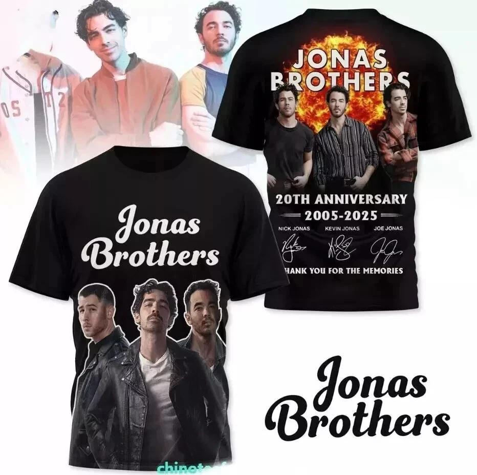 Jonas Brothers 20-летие Спасибо за воспоминания 3D Футболка M762 S