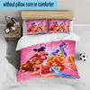 Wink Club Magical Friendship 3PCS Bedding set,Ideal for 1pc Duvet Cover And 2pcs Pillowcases Perfect for Fan gift,Ideal for Bedroom, Dormitory