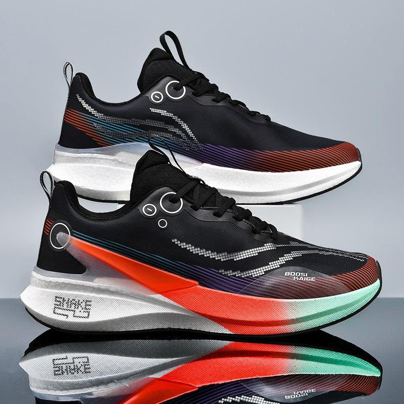 Running Shoes Men's Red Rabbit 8pro New Ultra-light Carbon Board Professional Air Cushion Racing Sports Training Sports Running Shoes Shock Absorption