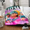 1pc Blanket K-Pop Demon Hunters Print Design, Lightweight Blanket for Sofa, Bed- Soft &Warm, Gift for All Seasons like Christmas, Halloween