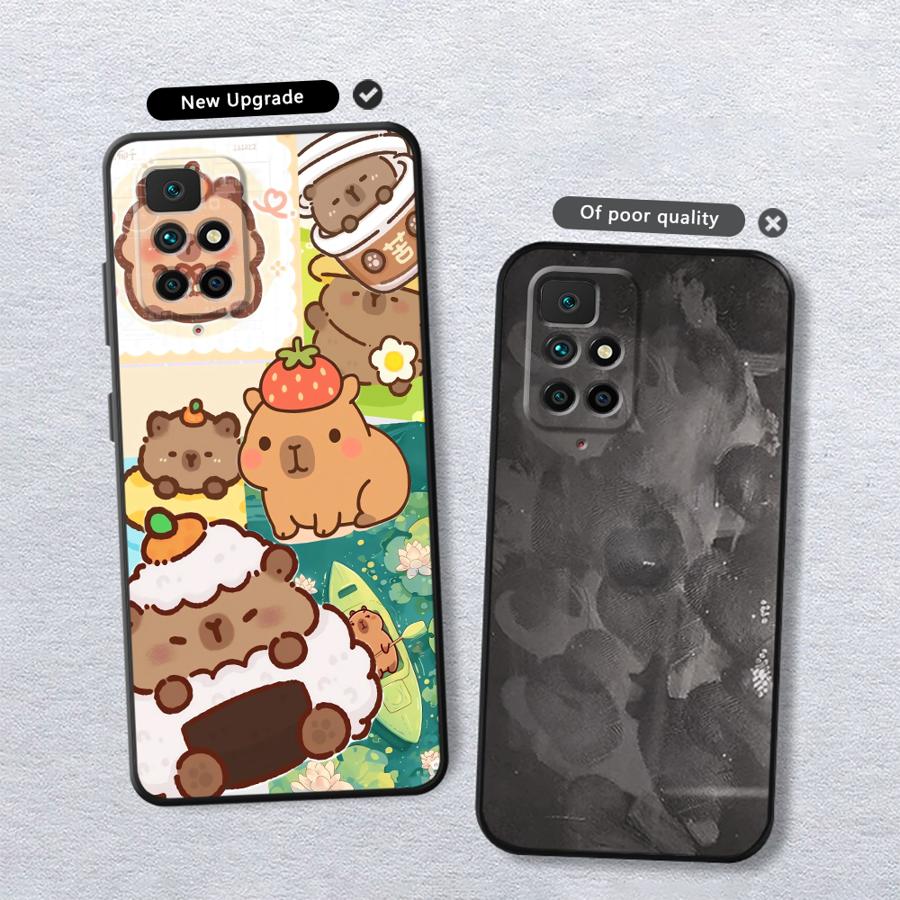 Süße Capybara Handyhülle für Xiaomi Redmi 13C A5 9 A1 A2 Plus A4 10 K40 K80 Pro 12C 14C A3
