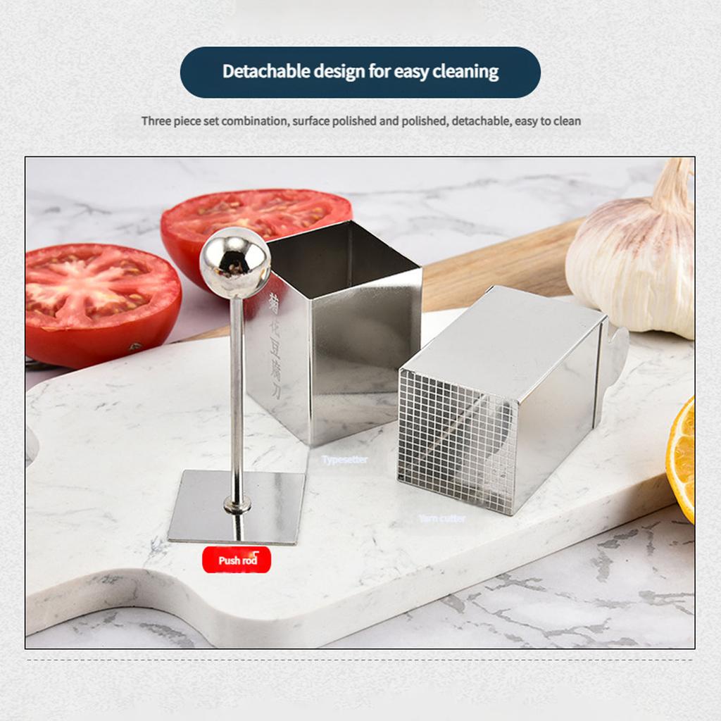 Professional Grade Tofu Cutter With Ergonomic Handle Dishwasher Safe Stainless Steel Kitchen Gadget