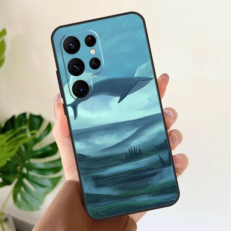 

Flying Whale Magical Soft Case For Samsung Galaxy S21 S22 S23 S24 S25 Ultra S9 S10 Plus S20 FE S24 FE Phone Cover Galaxy S23