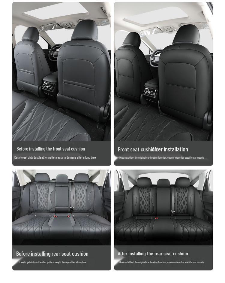 Roewe D7 Full Leather Car Seat Cushion - Universal Fit, Drop Shipping Available, All-Season Comfort for Five-Seaters