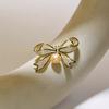 Elegant and Refined Bow Brooch, High-end Women's Luxurious and Grand Pearl Brooch, Niche Design Sense Brooch