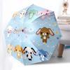 Sugarbunnies, Cute Automatic Open/Close Umbrella-Cute Umbrella with Cute Design, Portable 3-Fold Compact Umbrella for Men & Women, Halloween