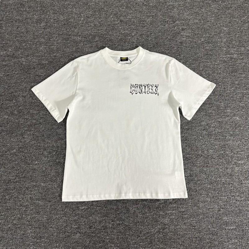 Corteiz Short Sleeve T-Shirt Mens Loose Fit Graphic Print Crew Neck Casual Streetwear Tee