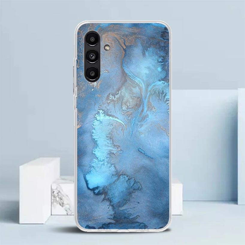 Granite Marble Phone Case For Samsung Galaxy A17 A37 A57 A16 A15 A14 A13 A56 A55 A54 A53 A36 A35 A34 A33 A26 A25 A24 A23 Galaxy