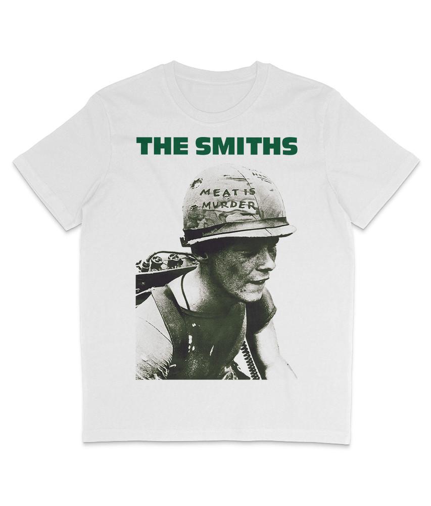 

The Smiths - Meat Is Murder - Green Text - Version 2 - Organic T-Shirt 4XL