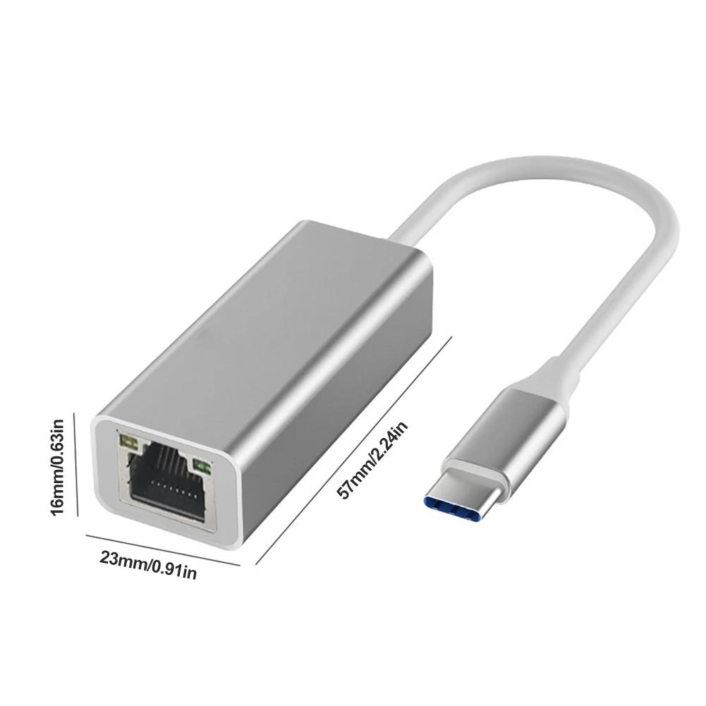 USB/Type-C Ethernet Adapter 10GBit/s USB to RJ45 Lan Network for Laptop PC Windows Xiaomi Mi Box Nintendo Switch Network Card