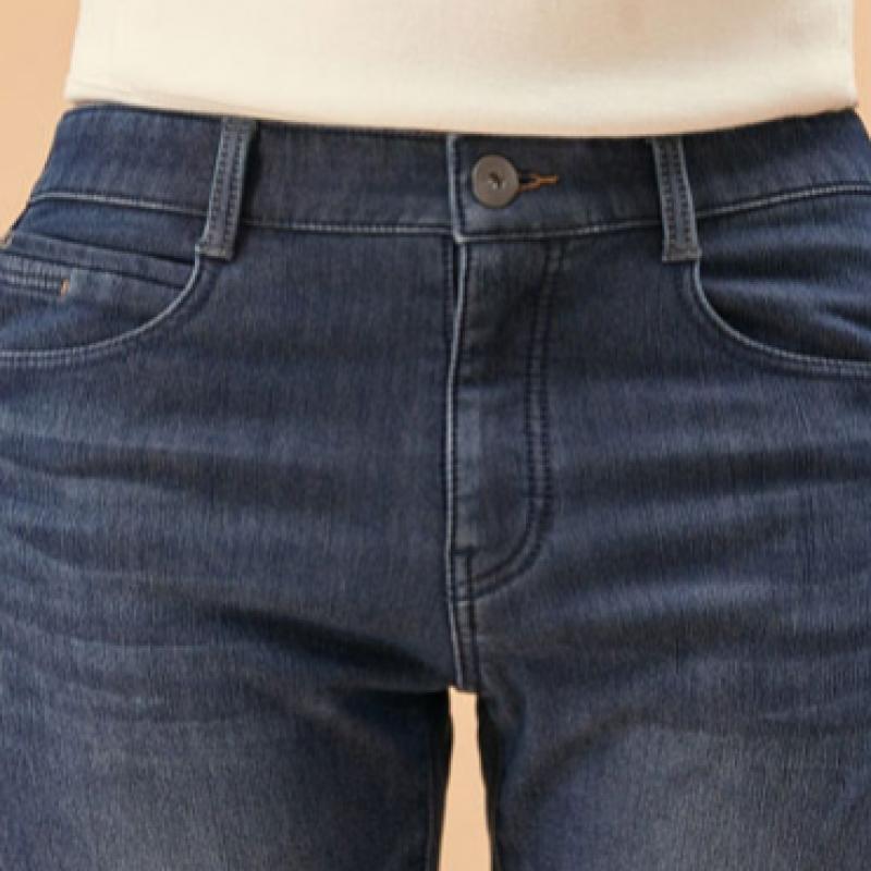 Bang Bang Men S Fleece Bonded Stretch Denim 1 Of 3 StyleS