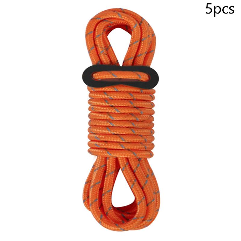 

Наружные веревки для палатки, Светоотражающие веревки, Веревки для навеса, Усиленные ветрозащитные веревки с пряжками для обеспечения безопасности, Аксессуары для кемпинга