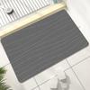Minimalist Water-Absorbent Quick-Dry Diatomaceous Earth Mat for Bathroom & Bedroom - Stain Resistant & Easy to Clean