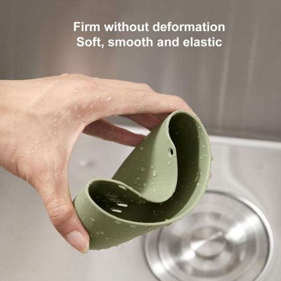 Odtokový koš Odolný Snadno instalovatelný dutý design Odtokový sáček dřezu Kuchyňská houbička Odtokový držák pro domácnost