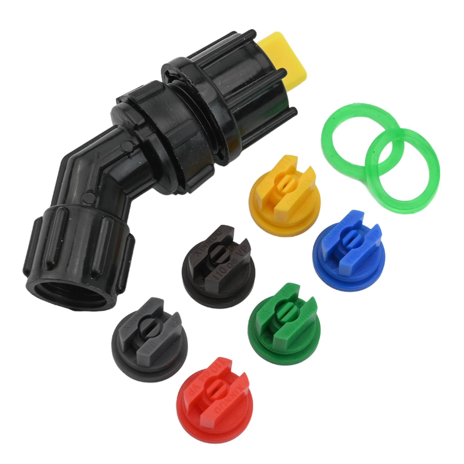 Outdoor Gardening Agriculture Sprayer Adjustable Spray Head Easy Install Sprayer Accessories 110 Degree Flat Fan Nozzle