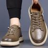 Xijue Bull 2025 Autumn/Winter Men's Casual Leather Shoes - Soft Sole and Upper