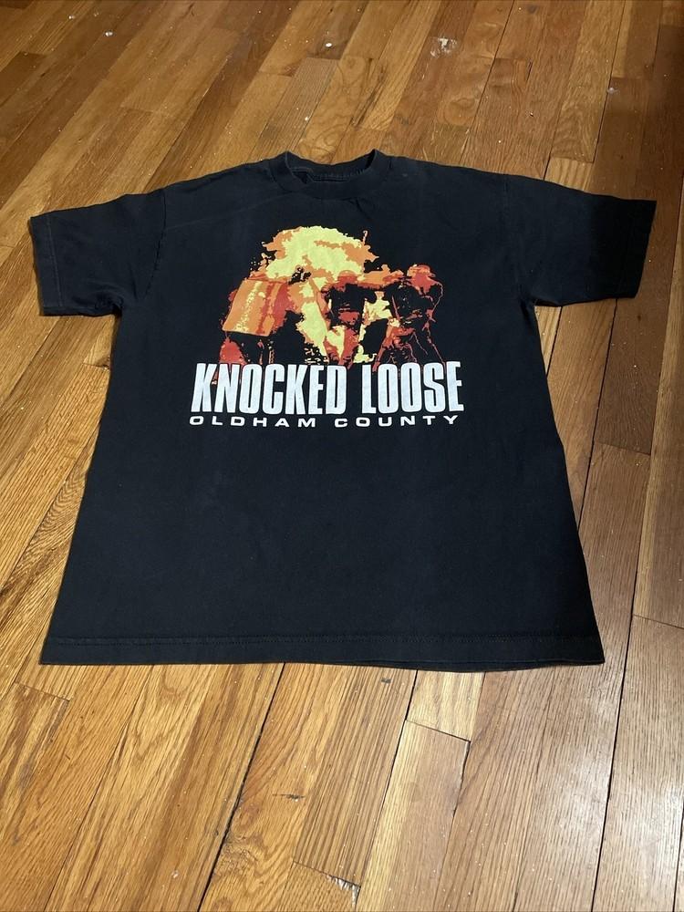 Винтажная футболка группы Knocked Loose Oldham County Унисекс Концертная S - 5XL MQ514 Унисекс Футболка M