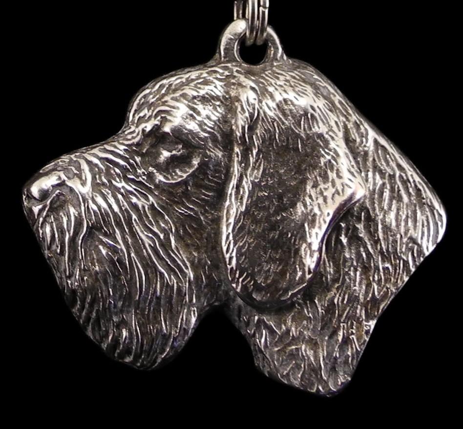 German Wirehaired Pointer - Dog necklace, unique jewellery for the dog fan, unique adder pendant by Art-Dog brand