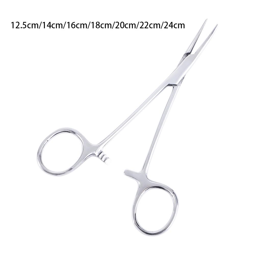 Forceps Curved Tip Straight Tip Clamps Epilation Tools Fishing Locking Pliers Hemostatic Forceps
