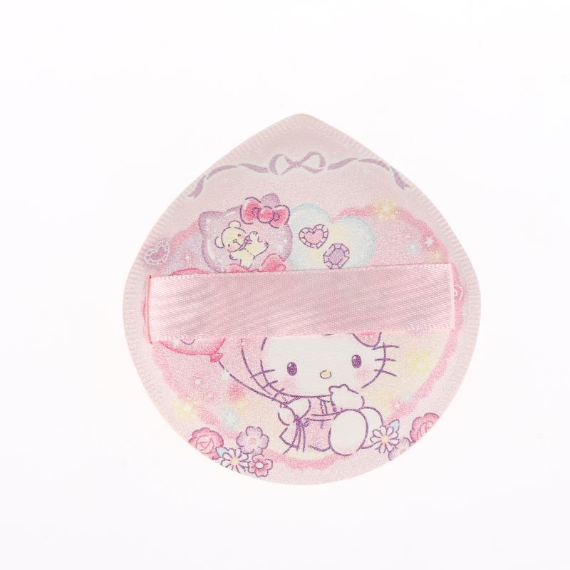 Kawaii Animation Sanrio Cartoon Pattern Hello Kitty Air Cushion Powder Puff Dry And Wet Use Sponge Makeup Setting Makeup Tool