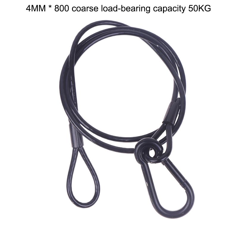 1 Piece 70/80/100Cm Stage Light Safety Rope Cable/Safe Wire High Quality Steel Lock Wire Safe Rope Lock