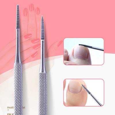1Pcs Double Ended Pedicure File Satin Edge Ingrown Toe Nail Lifter
