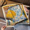 Silk Scarf Women 53x53cm Pure Mulberry Square Shawl Elegant Chinese Style Lightweight Fashion Accessory