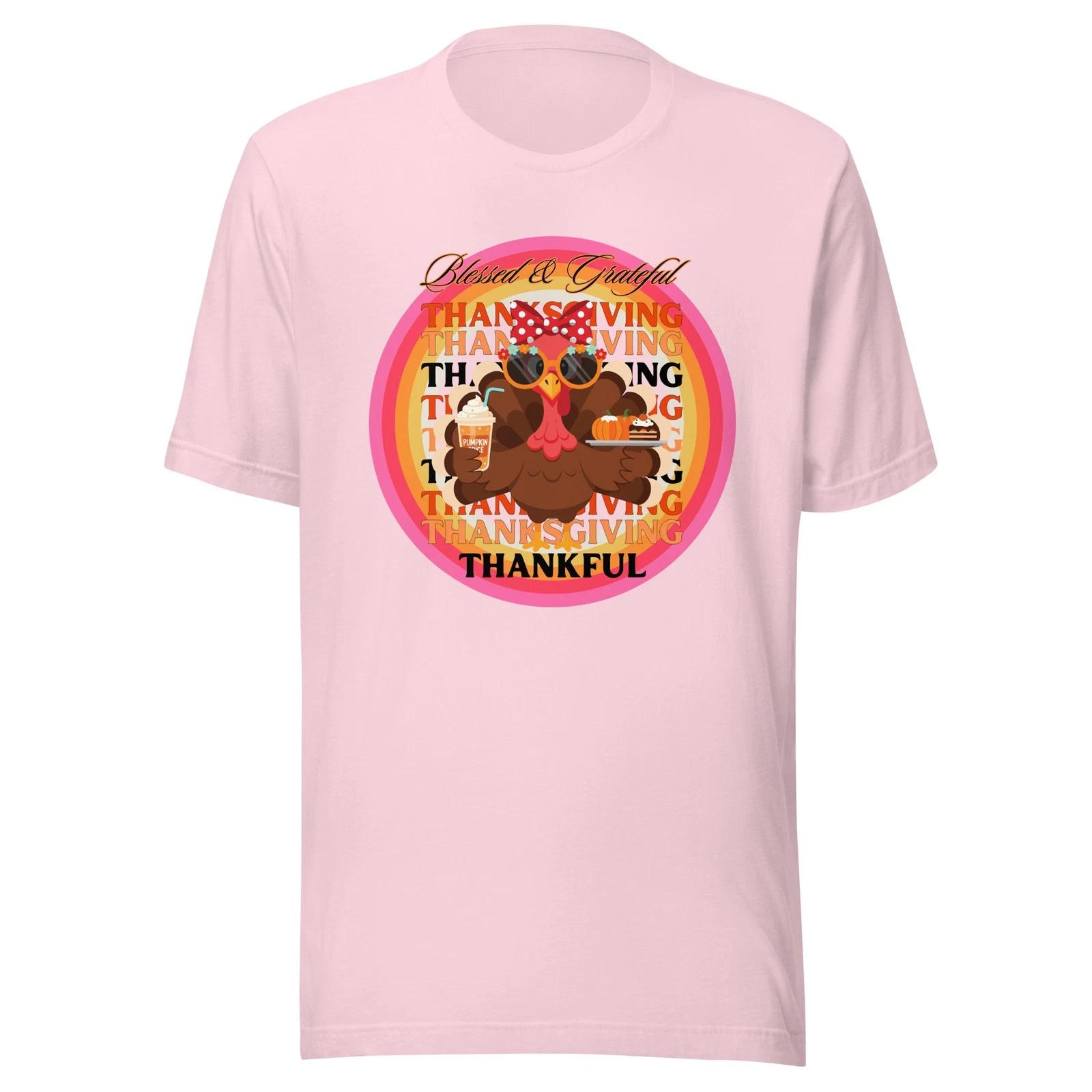 Blessed, Grateful and Thankful Thanksgiving Unisex Children s Children s T Children s T-shirt 120